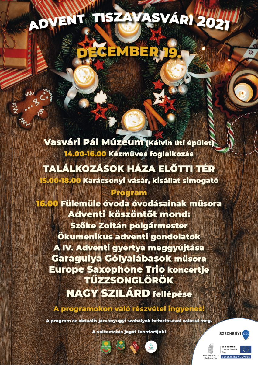 Advent Tiszavasvári 2021. december 19.